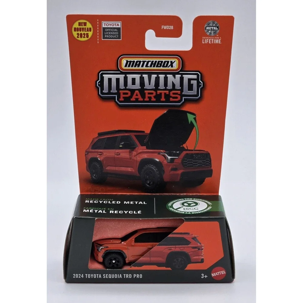 Matchbox Moving‎ Parts 2024 Toyota Sequoia TRD Pro Diecast 1:64 Car Model